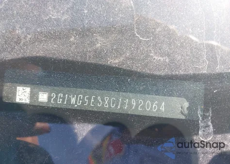 2012 Chevrolet Impala Lt z USA, uszkodzony, nr VIN 2G1WG5E38C1192064